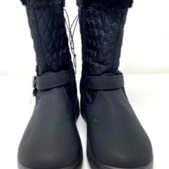 Cherokee Women's Winter Boot Faux Fur Zipper Black Size 9 - Picture 4 of 7